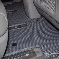 Автомобильные коврики EVA на Kia Carnival III (9мест) 2+2+3 без трансформеров (2014-2021)