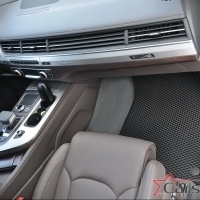Автомобильные коврики EVA на Audi Q7 II 3 ряда (2015->)