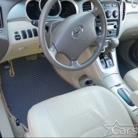 Автомобильные коврики EVA на Toyota Highlander I (2001-2007)