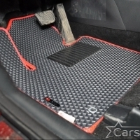 Автомобильные коврики EVA на Hyundai Santa Fe IV 3 ряда (2018-2021)