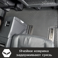 Автомобильные коврики EVA на Citroen SpaceTourer 7 мест, не Long (2016-2024)