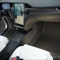 Коврики текстильные на Tesla Model X 6 мест 3 ряда (2015->) 