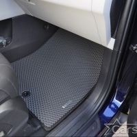 Коврики текстильные на Kia Carnival IV (8мест) Россия (2020->) 