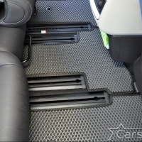 Коврики текстильные на Kia Carnival IV (8мест) Россия (2020->) 