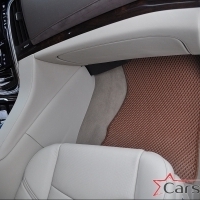 Коврики текстильные на Cadillac Escalade IV 3 ряда (2014->)