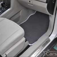 Двухслойные коврики EVA на Chevrolet Captiva рестайл 3 ряда (2011-2016)