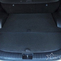 Двухслойные коврики EVA на Hyundai Santa Fe IV рестайл 3 ряда (2020->)