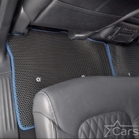 Двухслойные коврики EVA на Infiniti QX80 I 3 ряда (2013-2024)