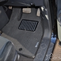 Двухслойные коврики EVA на Mitsubishi Delica D5 8мест пр.руль (2007->)