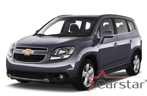 Двухслойные коврики EVA для Chevrolet Orlando 3 ряда (2010-2015)