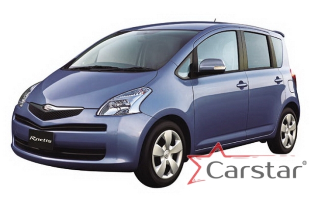 Двухслойные коврики EVA для Toyota Ractis I пр.руль 4WD (2005-2010) 