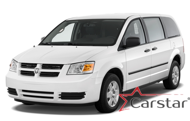 Автомобильные коврики EVA 3D для Dodge Grand Caravan V (2007-2020) 2 ряд: кресла 2+1 без прохода